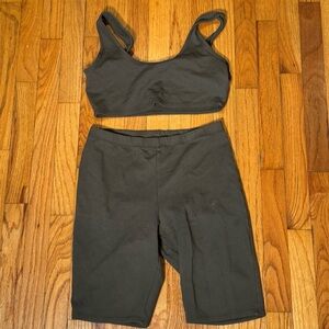 Fashion Nova Olive Activewear Set